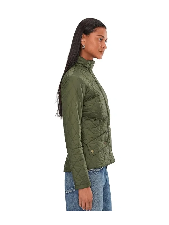 Куртка стеганая Flyweight Cavalry Barbour — изображение 3 из 5, оливковый
