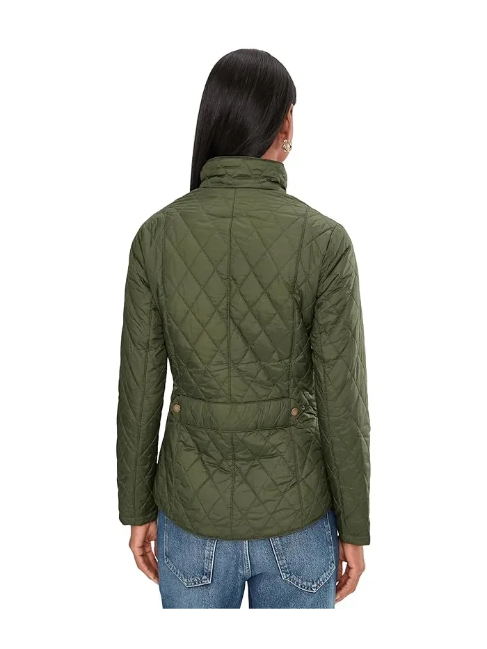 Куртка стеганая Flyweight Cavalry Barbour — изображение 4 из 5, оливковый