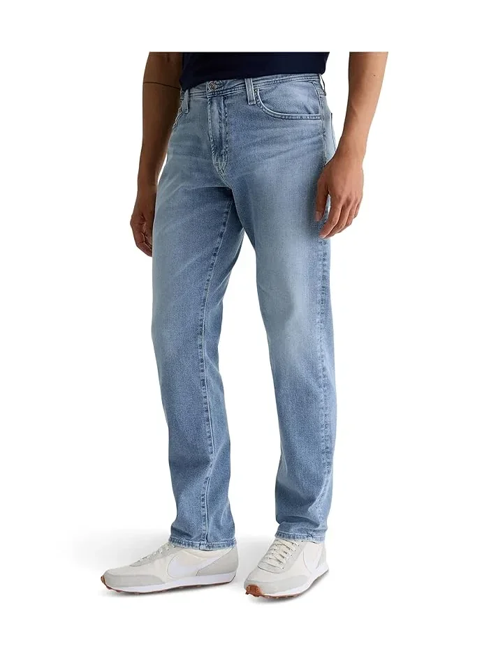 Джинсы прямые slim модель Everett AG Jeans — изображение 3 из 5, зеленый