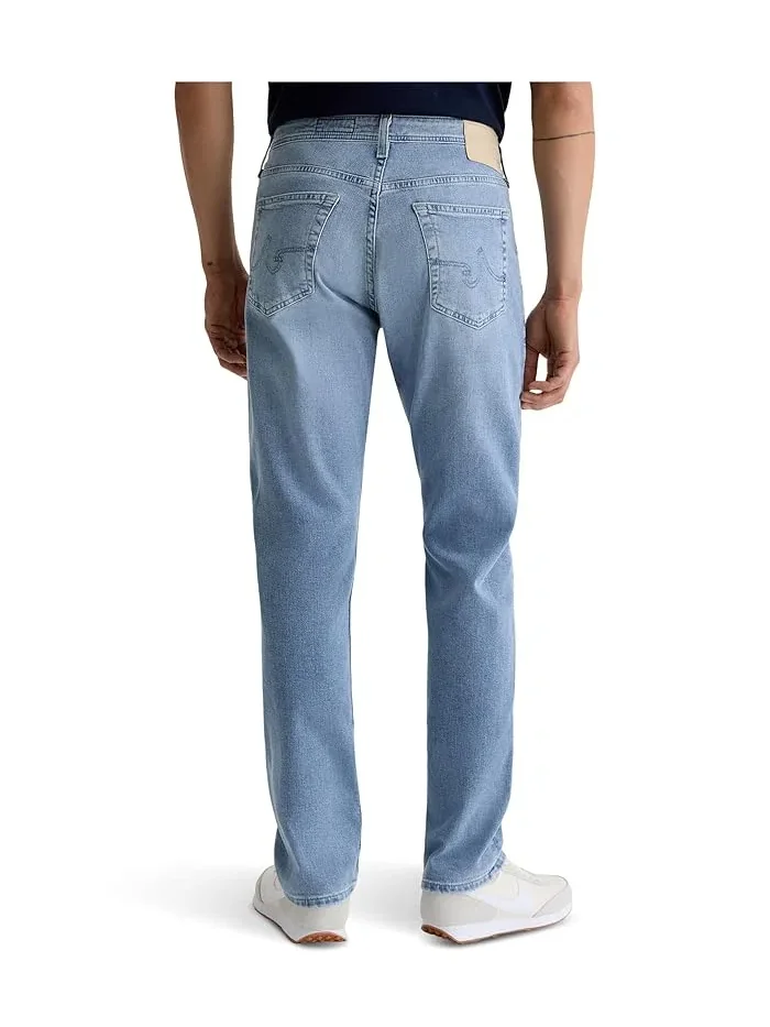 Джинсы прямые slim модель Everett AG Jeans — изображение 4 из 5, зеленый