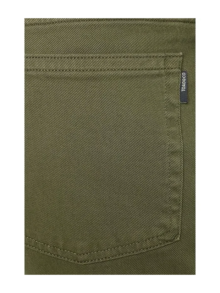 Джинсы прямые Tamarack Slim Toad&Co — изображение 5 из 5, оливковый