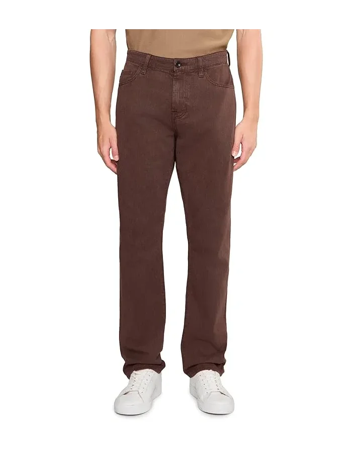 Джинсы прямые зауженные Everett AG Jeans, Sulfur Oak Barrel — изображение 1 из 5, коричневый