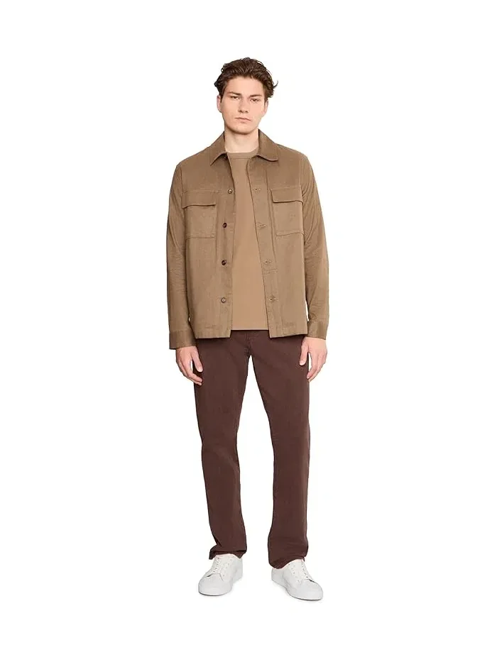 Джинсы прямые зауженные Everett AG Jeans, Sulfur Oak Barrel — изображение 2 из 5, коричневый