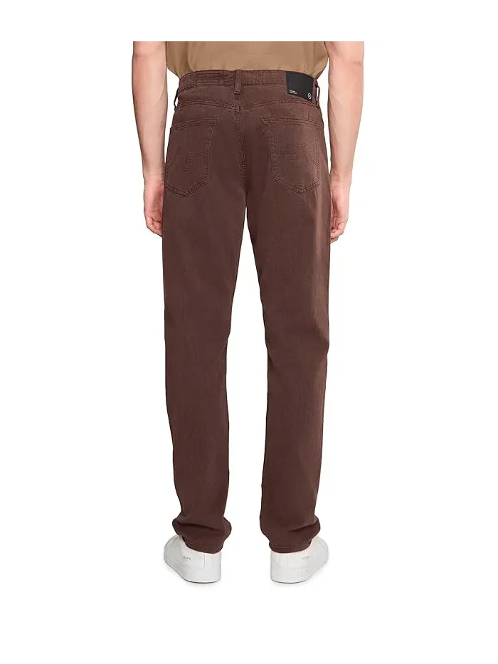 Джинсы прямые зауженные Everett AG Jeans, Sulfur Oak Barrel — изображение 4 из 5, коричневый