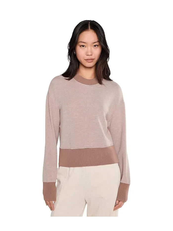 Свитшот укороченный Philippe Varley, Taupe Marl / Ginger Snap