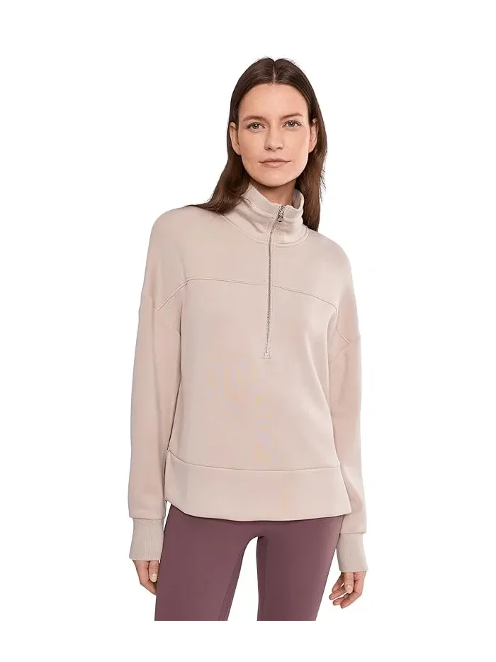 Худи Kayleigh 1/2 Zip Sweat Varley — изображение 1 из 5, грибной