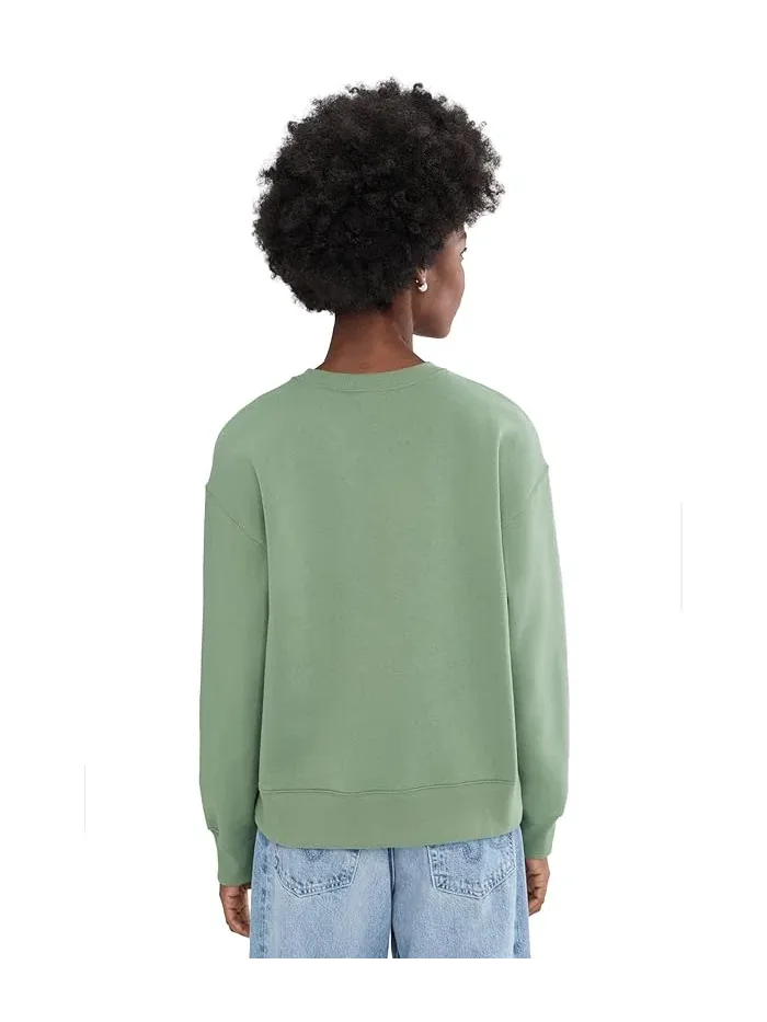 Свитшот с логотипом Essential L.L.Bean, Faded Sage Outdoor Tradition — изображение 4 из 5, зеленый