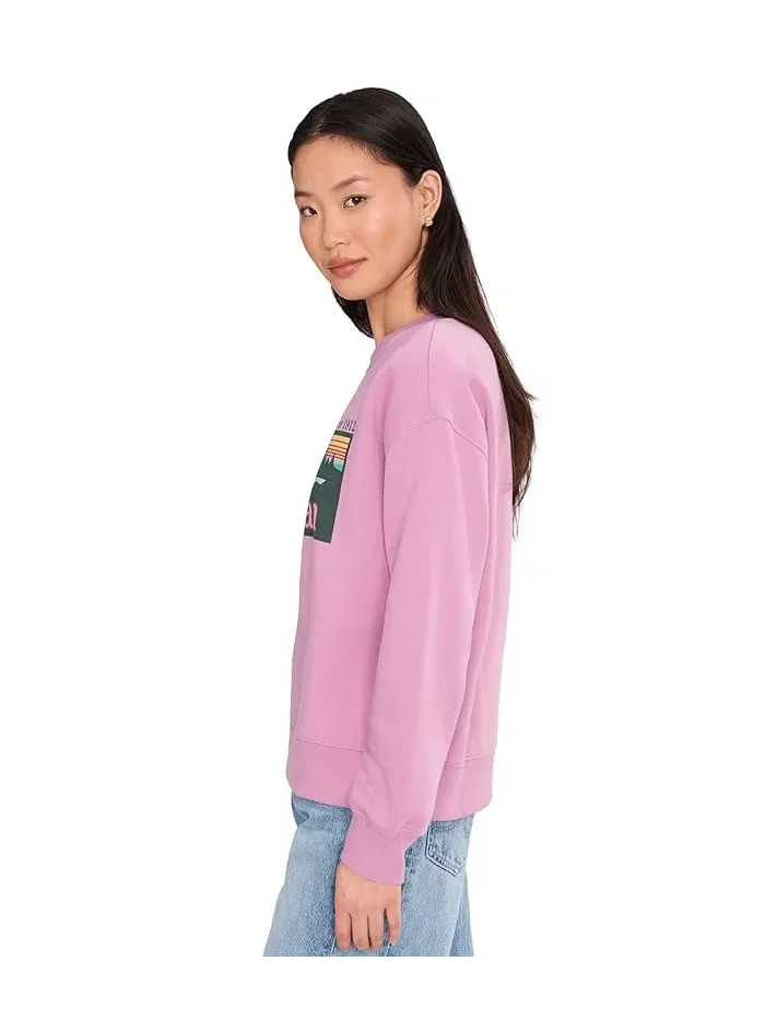 Свитшот с логотипом Essential Logo Crew L.L.Bean, Iced Orchid Outdoor Tradition — изображение 3 из 5, орхидея