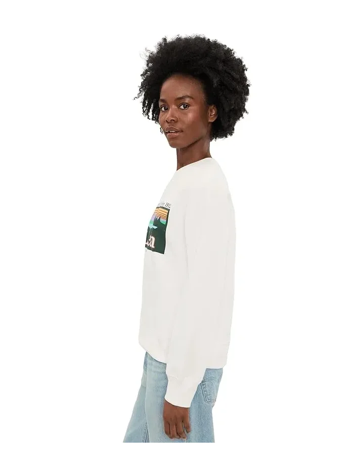 Свитшот с логотипом свободный крой Essential Logo Crew L.L.Bean — изображение 3 из 5