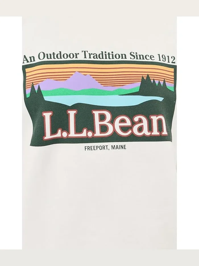 Свитшот с логотипом свободный крой Essential Logo Crew L.L.Bean — изображение 5 из 5