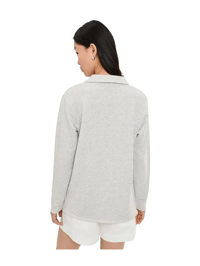 Свитшот поло французский терри French Terry Polo Sweatshirt tasc Performance — изображение 4 из 5, карамель