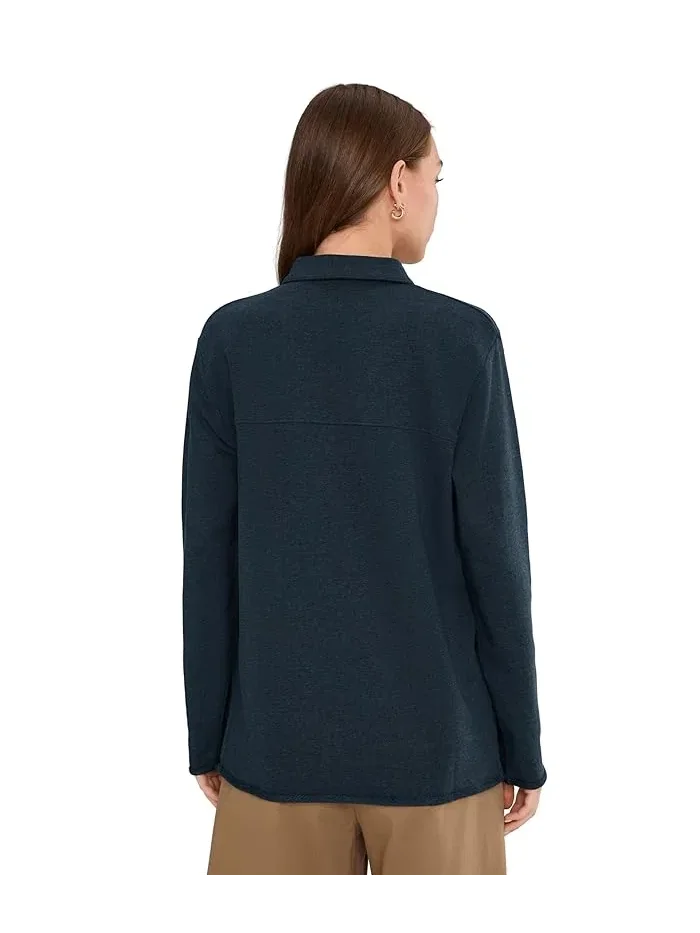 Свитшот поло French Terry Polo Sweatshirt tasc Performance — изображение 4 из 5, классический темно-синий