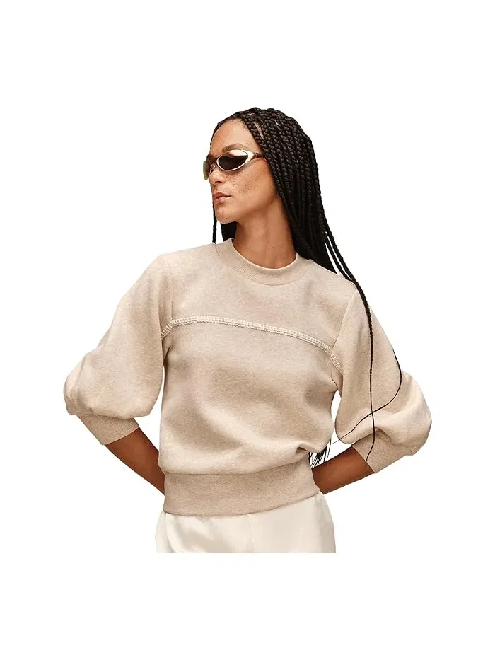 Худи UGG Classic Puff Sleeve Top — изображение 1 из 3, песочный