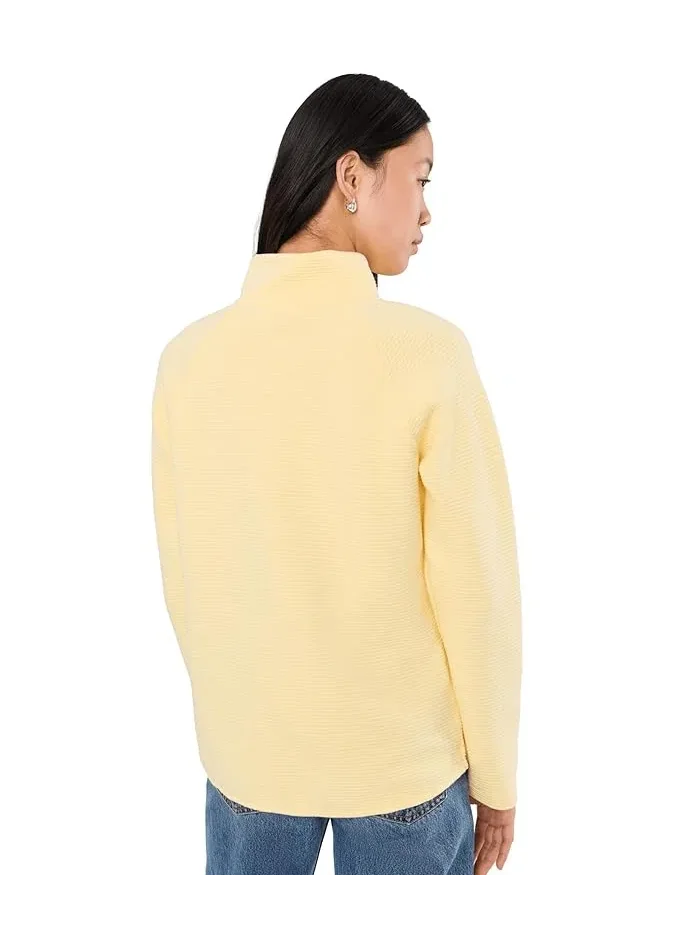 Свитшот с четверть-застежкой Lakewashed Double-Knit 1/4 Snap L.L.Bean — изображение 4 из 5, светлый желтый