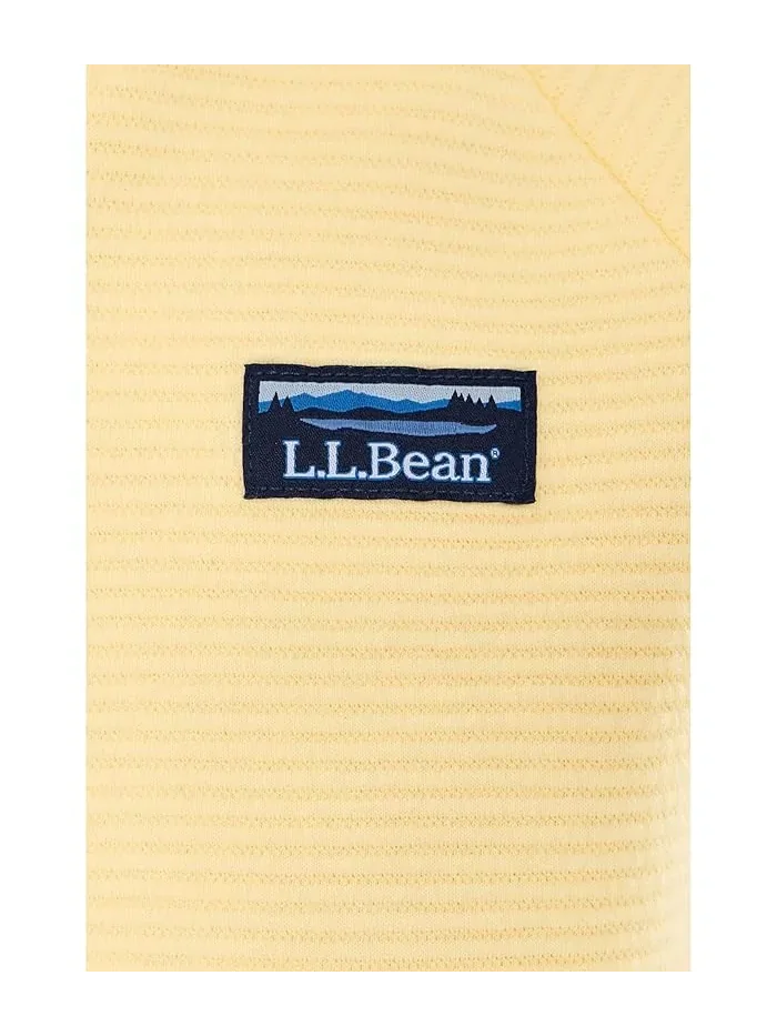 Свитшот с четверть-застежкой Lakewashed Double-Knit 1/4 Snap L.L.Bean — изображение 5 из 5, светлый желтый