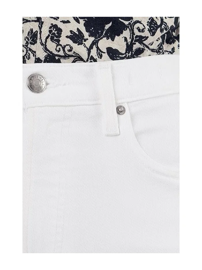 Джинсы клеш укороченные The Stretch Flare Crop Madewell — изображение 5 из 5, белый