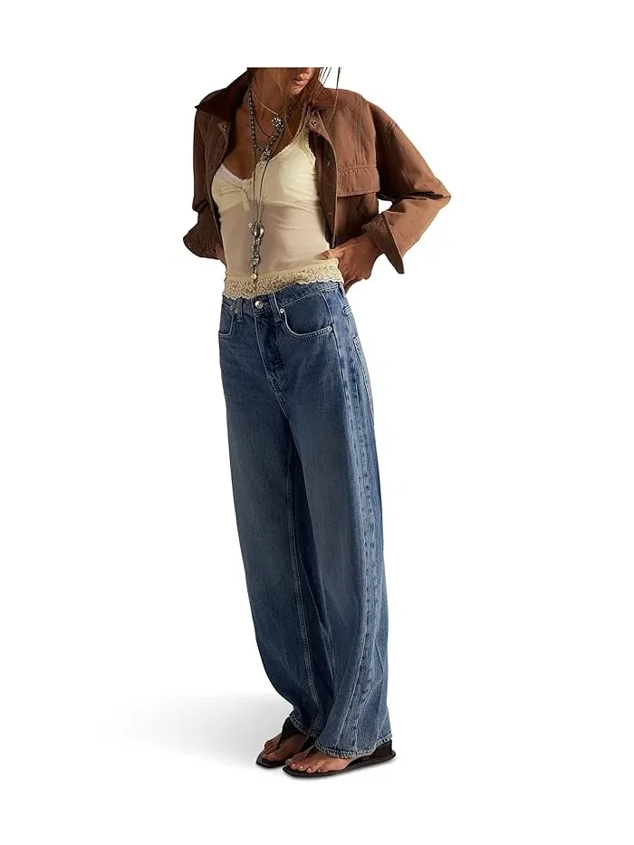 Джинсы baggy We The Free Truro Free People