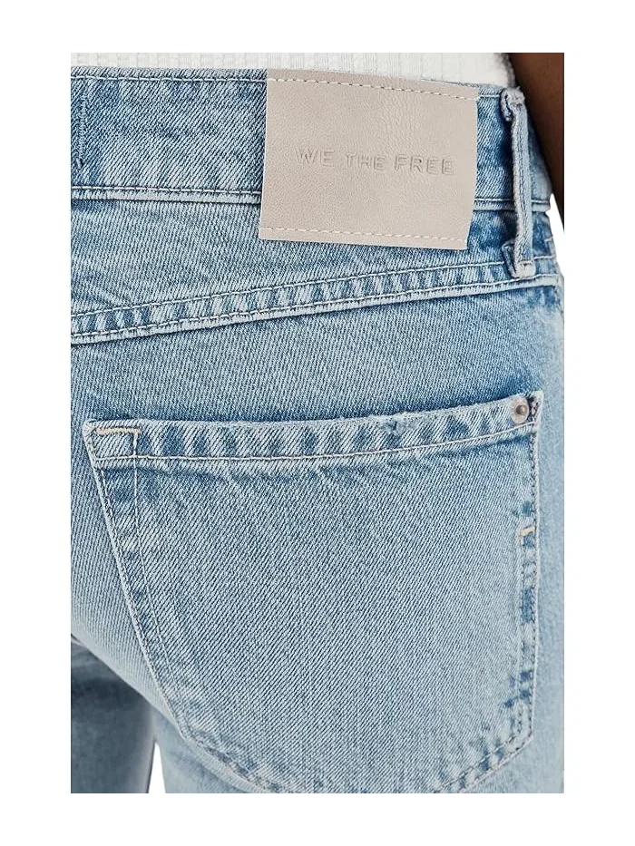 Джинсы клеш свободные We The Free West Coast Relaxed Flare Free People — изображение 5 из 5, белый