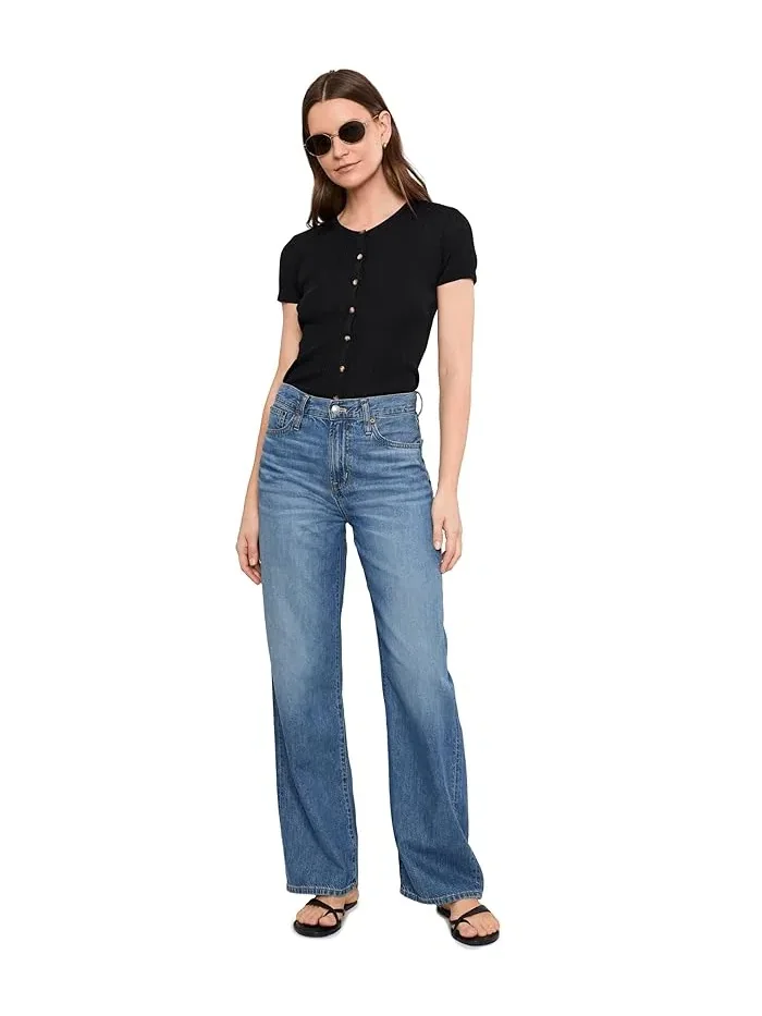 Джинсы Wide Perfect Vintage Madewell — изображение 2 из 5, синий