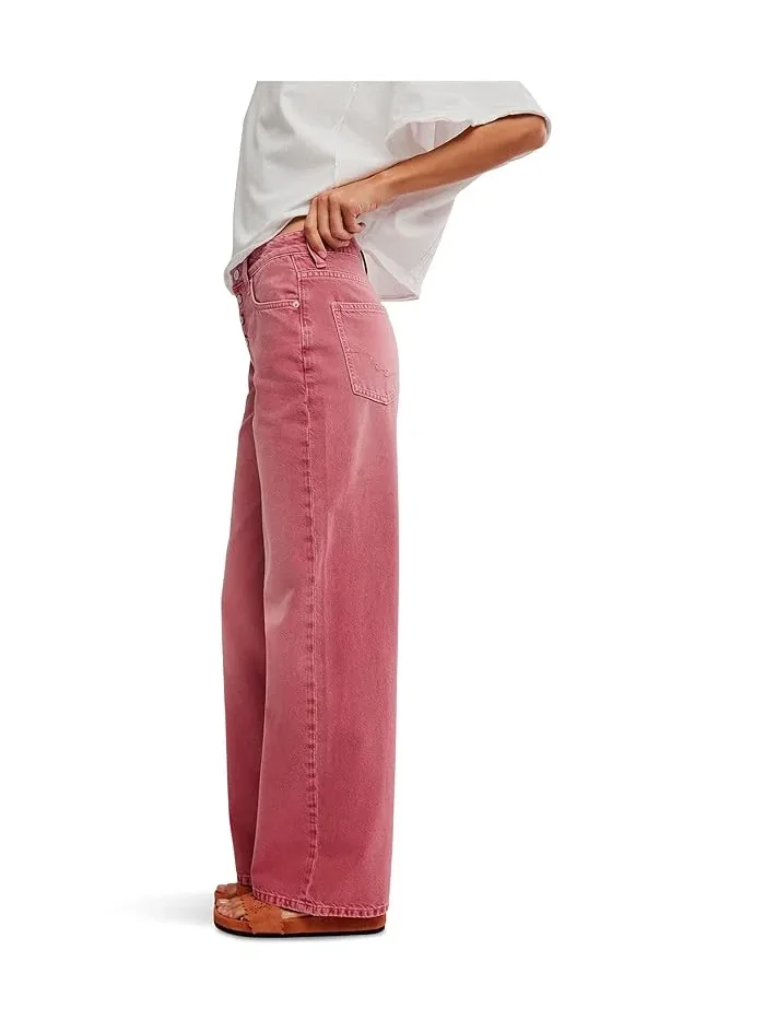 Джинсы boyfriend Nia Free People — изображение 3 из 5, серый