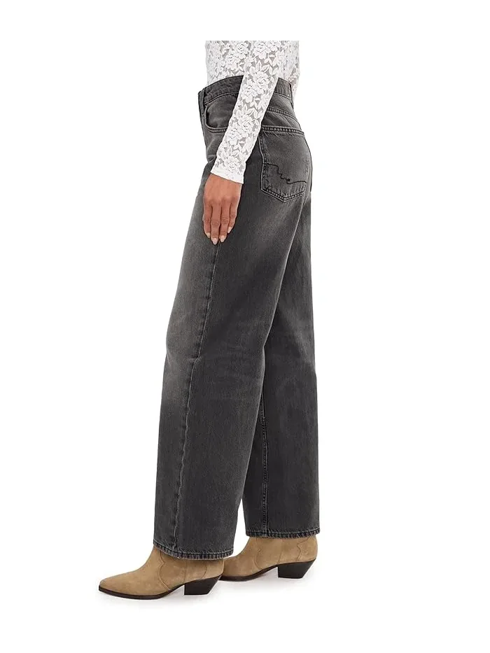 Джинсы boyfriend Nia Free People — изображение 3 из 5, слоновая кость