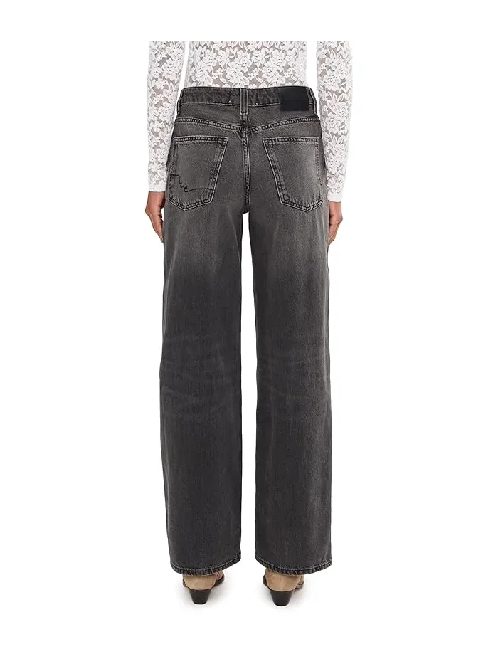 Джинсы boyfriend Nia Free People — изображение 4 из 5, слоновая кость