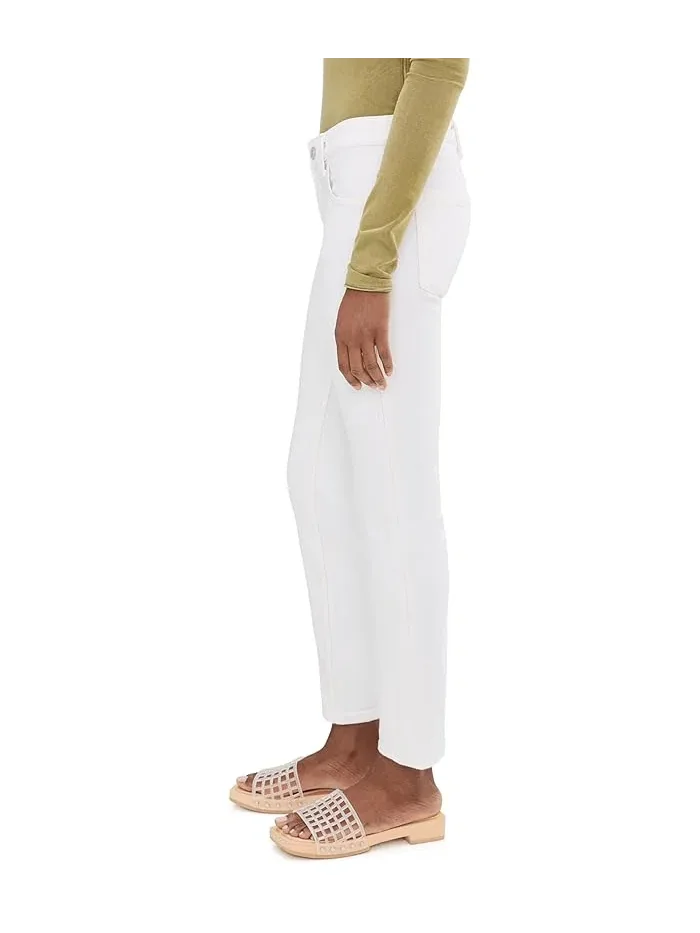 Джинсы slim straight Oracle Free People — изображение 3 из 5, васаби