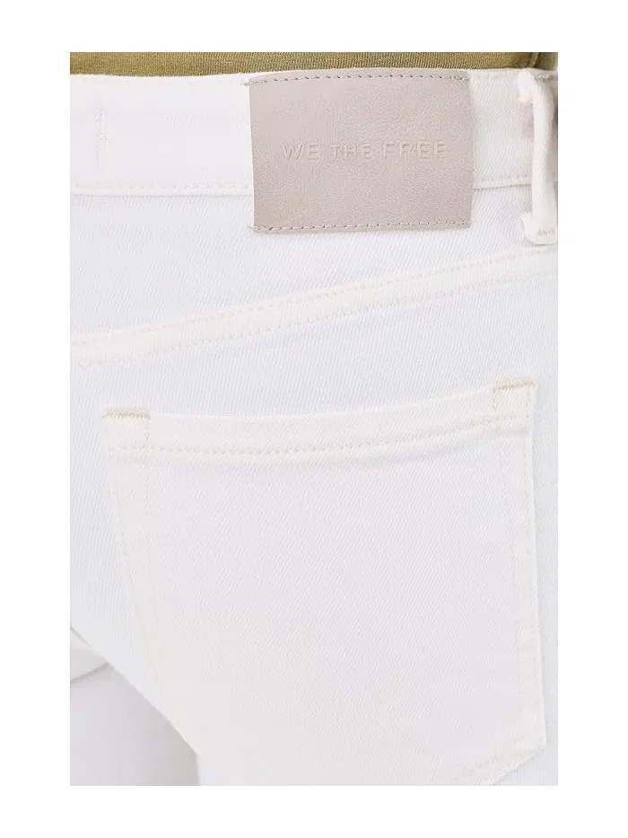 Джинсы slim straight Oracle Free People — изображение 5 из 5, васаби