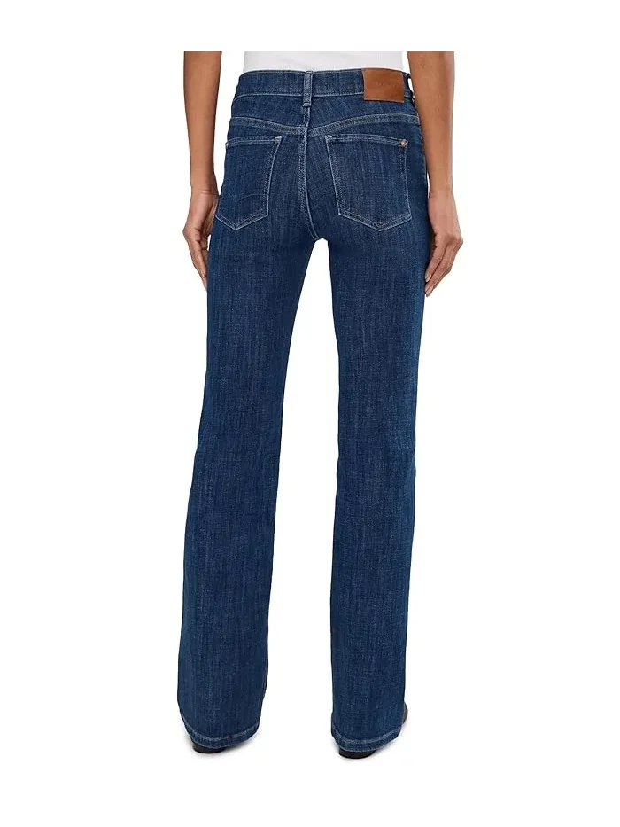 Джинсы высокие прямые Double Knot Free People, Aegean — изображение 4 из 5, эгейский