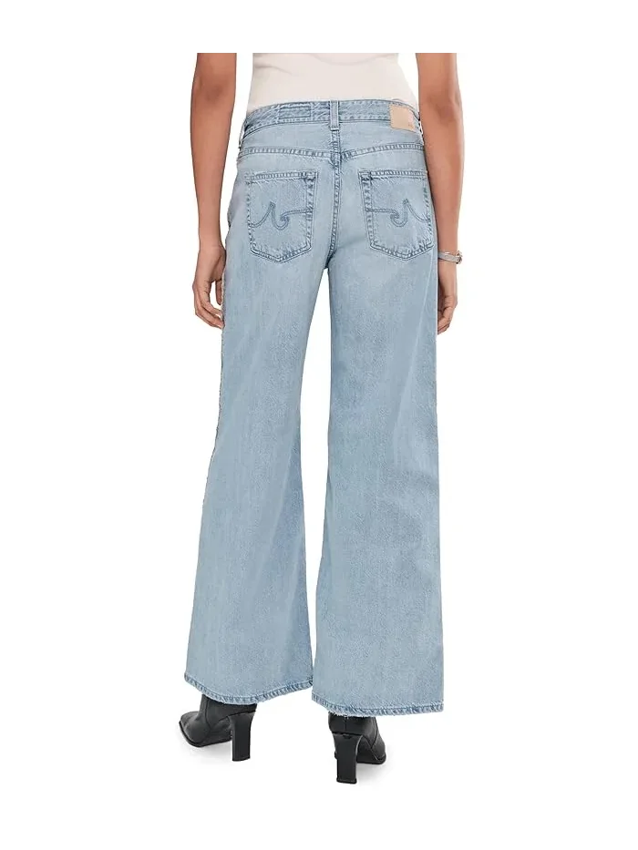 Джинсы Saige Mid-Rise Wide Leg AG Jeans — изображение 4 из 5, заслоненный