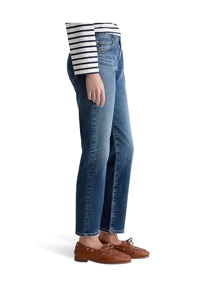 Джинсы Ex-boyfriend Mid-Rise Slouchy Slim AG Jeans, Inspired Gaze — изображение 2 из 4, вдохновляющий взгляд