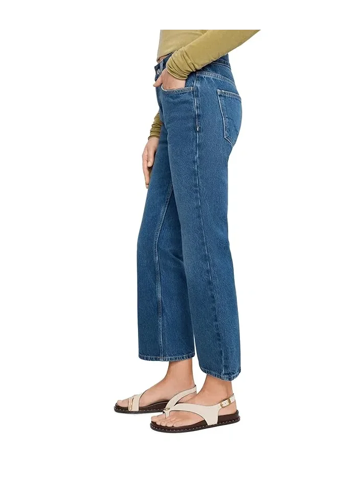 Джинсы кроп расклешенные Elowen Free People — изображение 3 из 5, слоновая кость