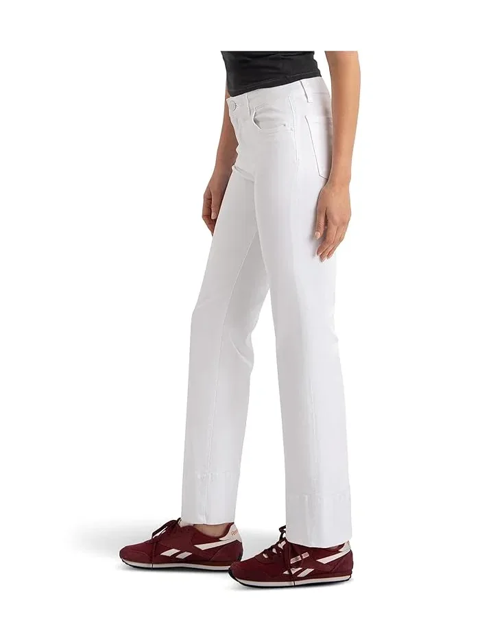 Джинсы Kelsey Mid-Rise Kick Flare Optic White, KUT from the Kloth — изображение 2 из 3, белый