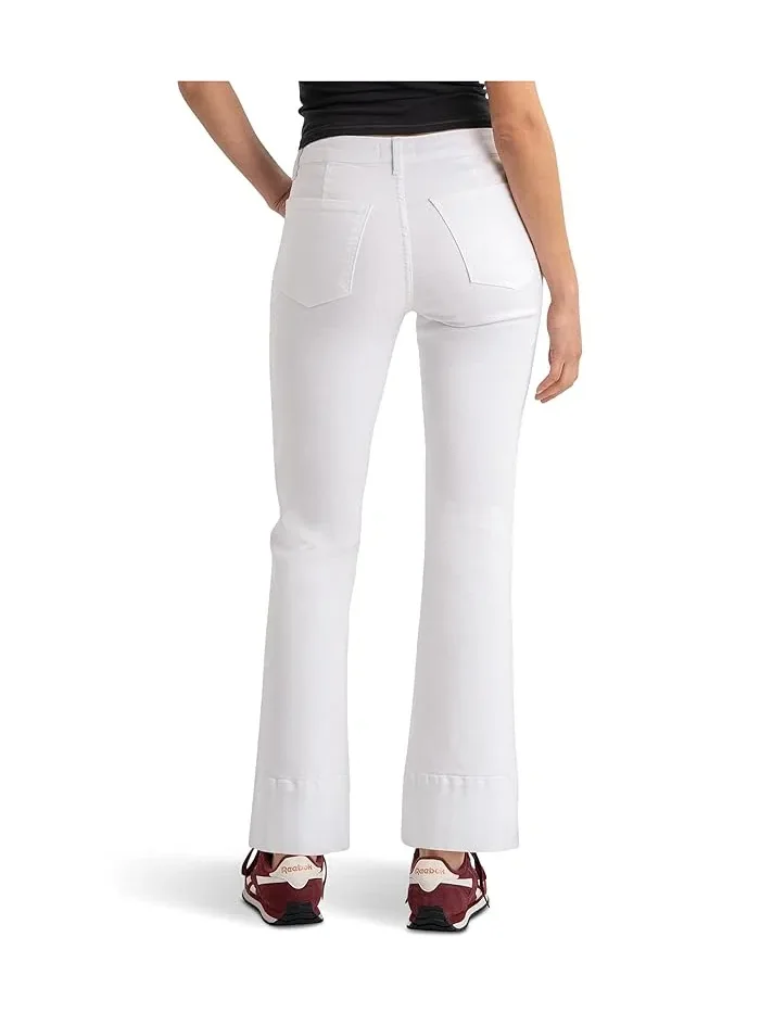 Джинсы Kelsey Mid-Rise Kick Flare Optic White, KUT from the Kloth — изображение 3 из 3, белый
