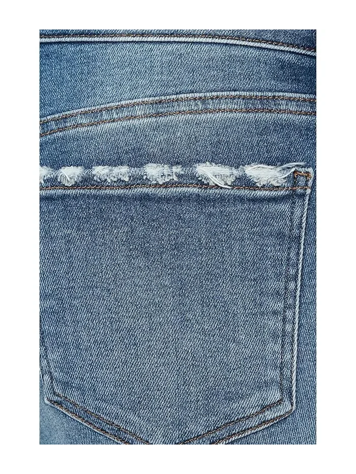 Джинсы прямые Reese High Rise KUT from the Kloth, Relieve — изображение 5 из 5, мульти