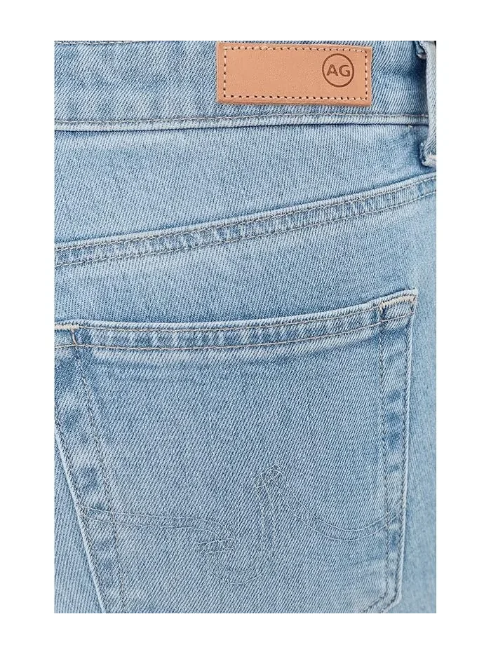 Джинсы Mari Mid-Rise Slim Straight Crop AG Jeans, Cruiser — изображение 5 из 5, коричневый