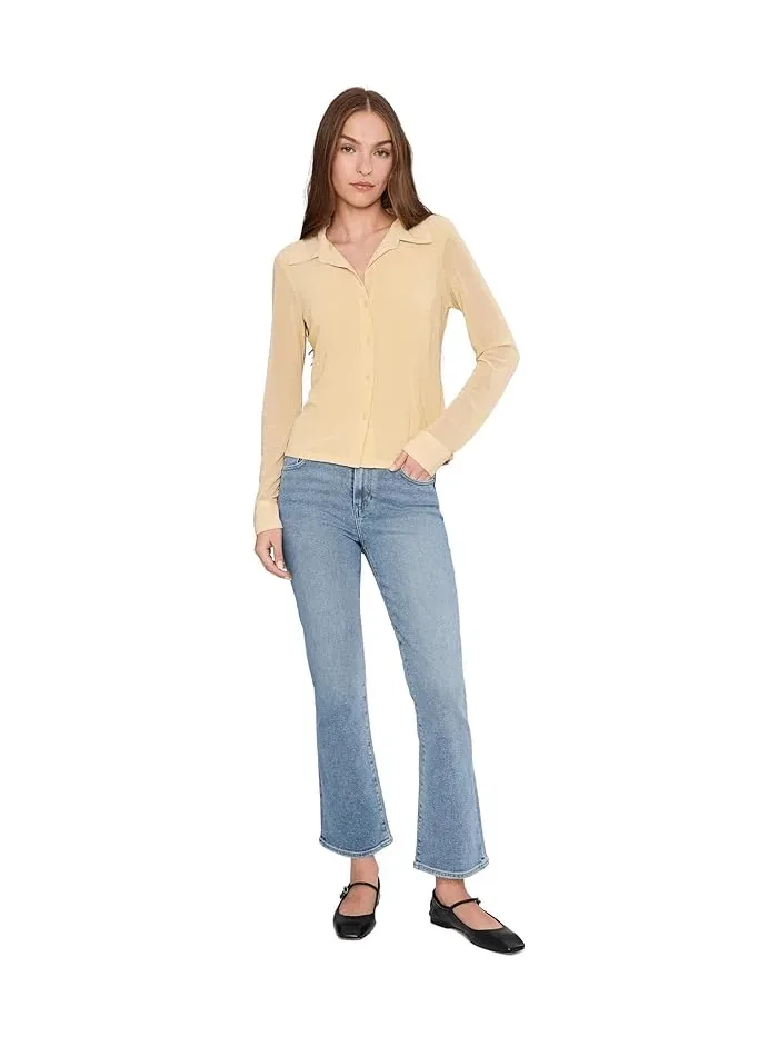 Джинсы bootcut Mason Crop Paige — изображение 2 из 5, божественный