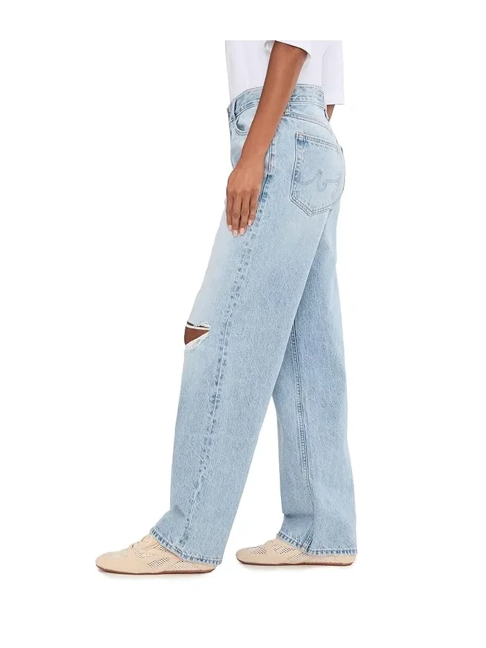 Джинсы прямого кроя расслабленная посадка Billie AG Jeans, 15 Years Aviator — изображение 3 из 5, потертый эффект