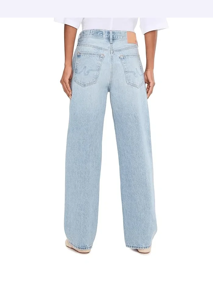 Джинсы прямого кроя расслабленная посадка Billie AG Jeans, 15 Years Aviator — изображение 4 из 5, потертый эффект