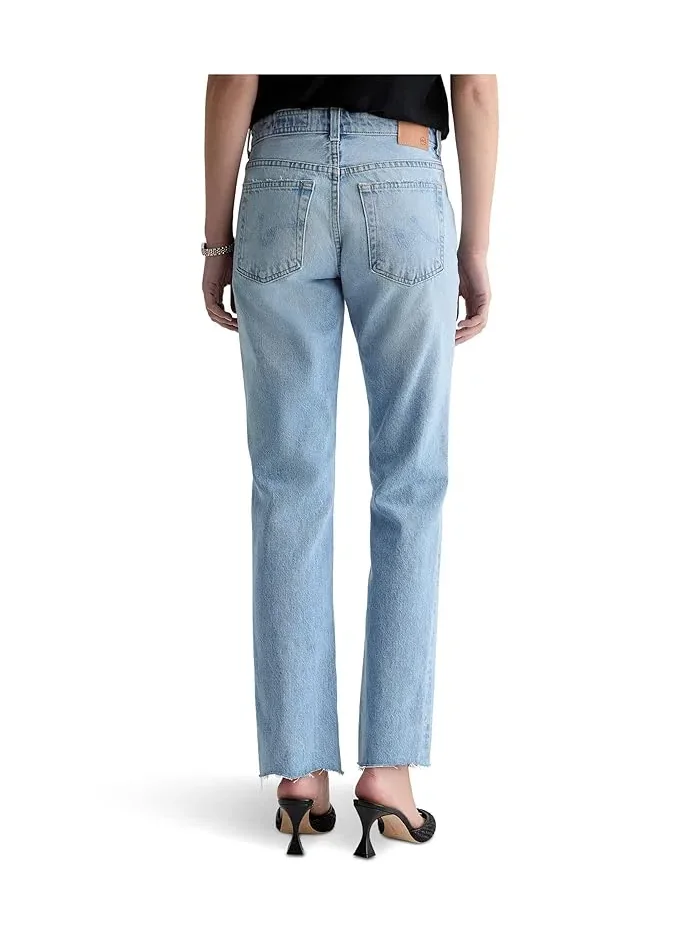 Джинсы прямые низкой посадки Sandra AG Jeans, Soft Focus Destructed — изображение 4 из 5, потертый эффект