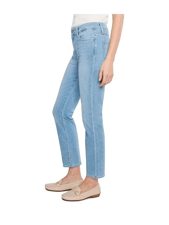 Джинсы прямые Cindy Seamed Beltloops Paige — изображение 3 из 5, голубой