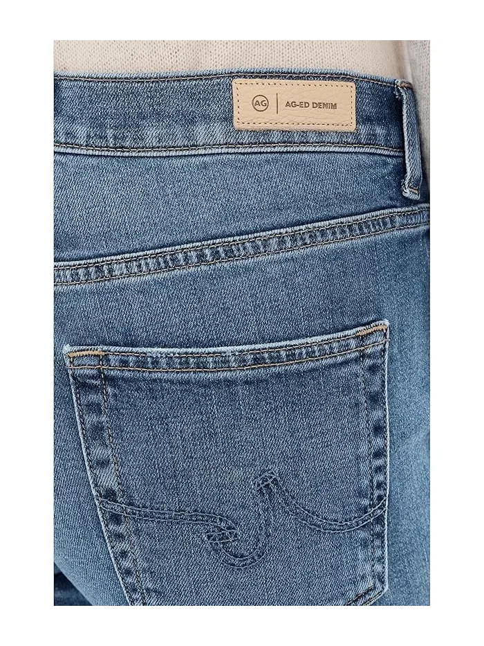 Джинсы прямые Brinley Mid-Rise Straight Crop AG Jeans, 17 Years Mystery — изображение 5 из 5, тайна