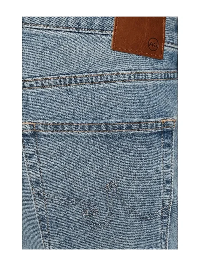 Джинсы расслабленного кроя The Boyfriend Mid-Rise Relaxed Fit AG Jeans — изображение 5 из 5, коричневый
