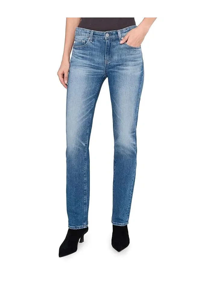 Джинсы Sandra Low Rise Slim Straight AG Jeans, 15 Years Regal