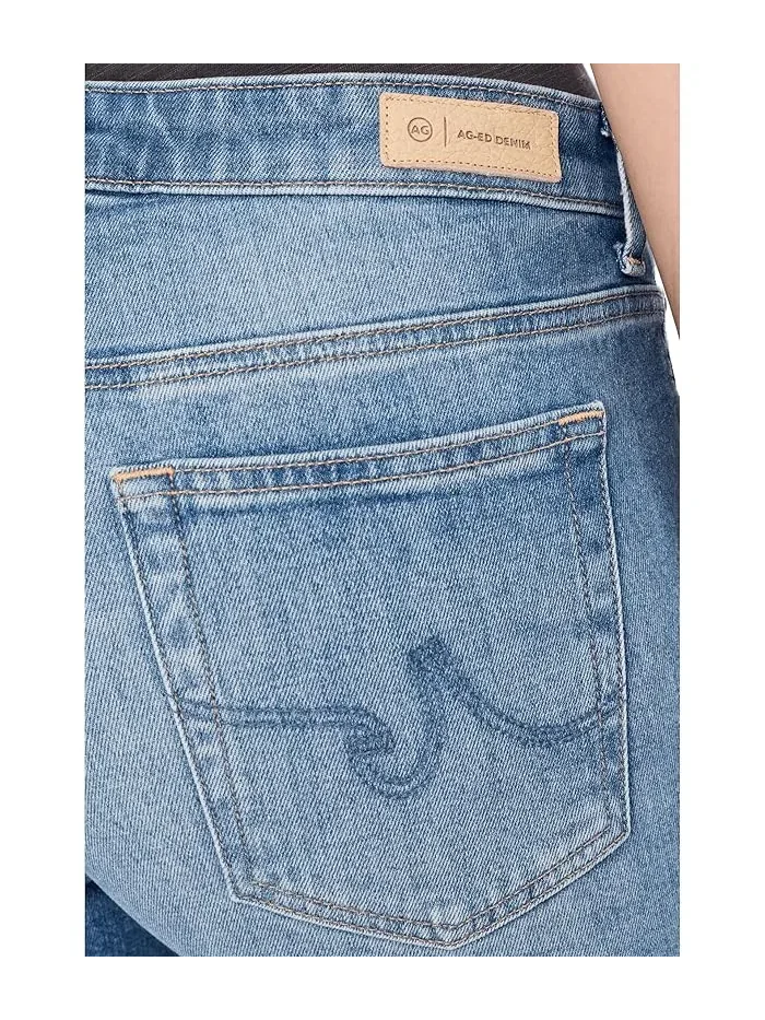 Джинсы Sandra Low Rise Slim Straight AG Jeans, 15 Years Regal — изображение 5 из 5, королевский синий
