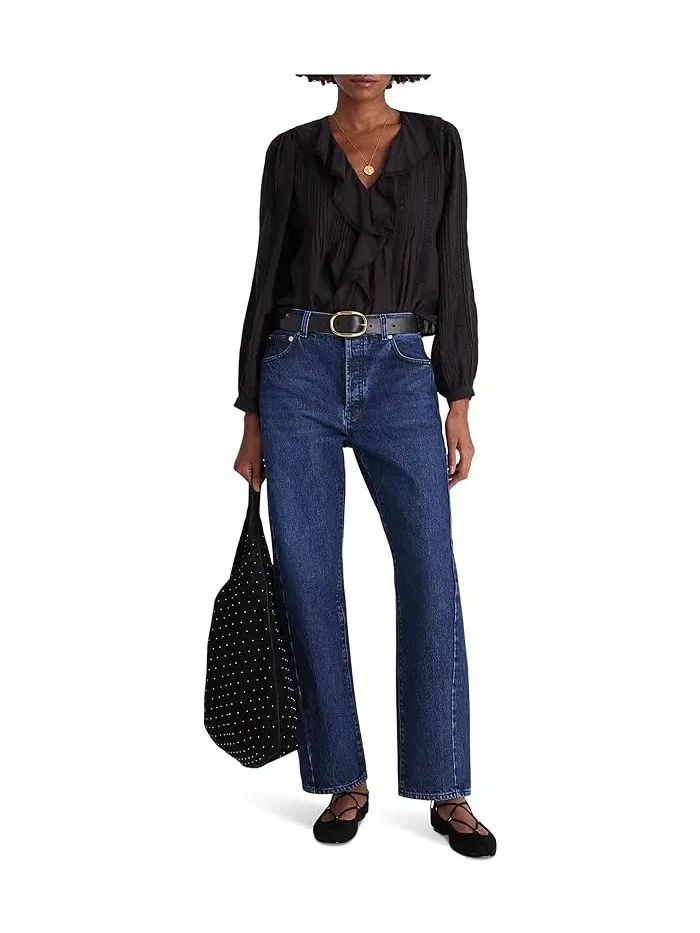 Джинсы barrel-leg Madewell, Mckinney Wash — изображение 4 из 4, отмывка маккини