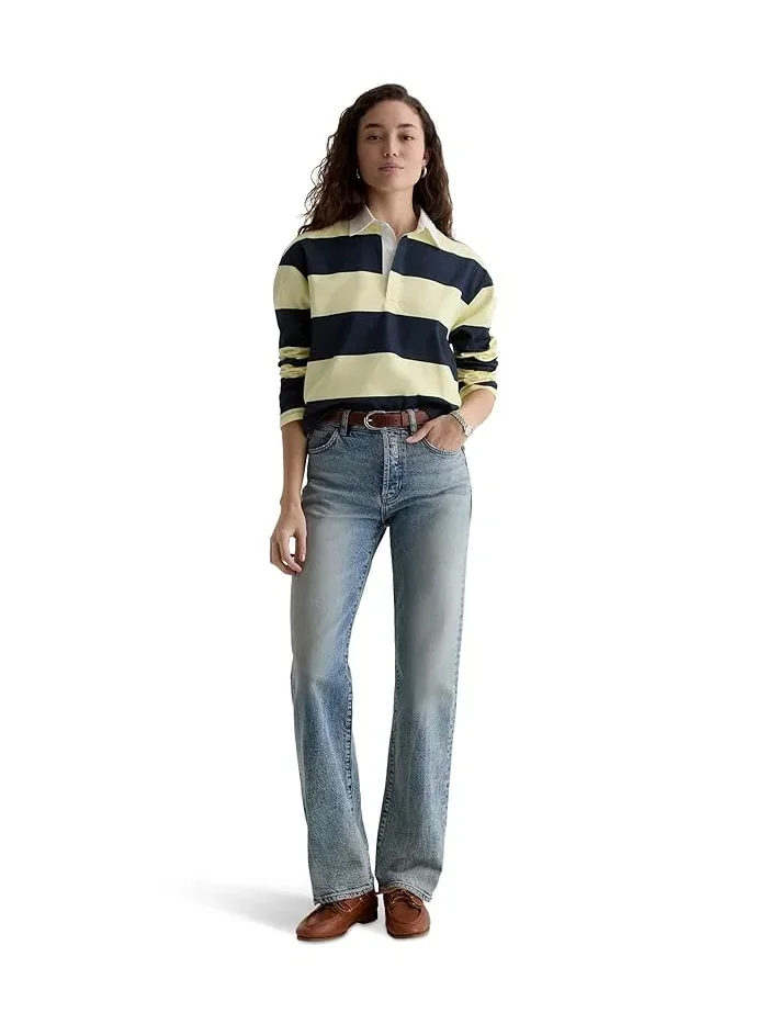 Джинсы stovepipe Sydney AG Jeans, 17 Years Forlorn — изображение 2 из 5, пыльный