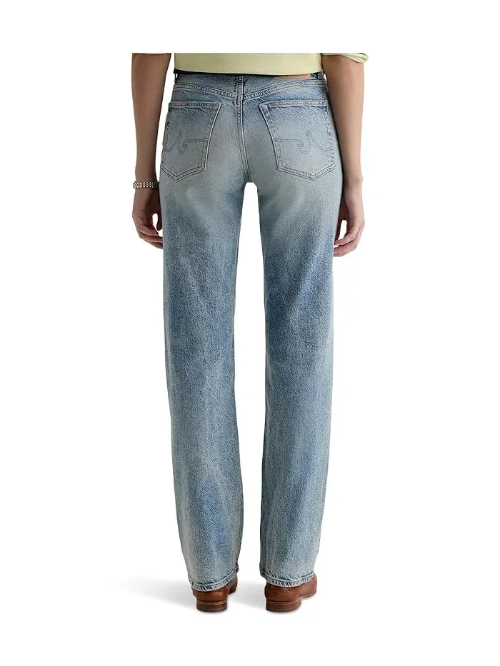 Джинсы stovepipe Sydney AG Jeans, 17 Years Forlorn — изображение 4 из 5, пыльный