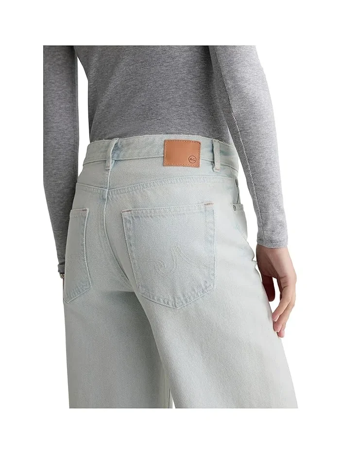 Джинсы Wide Leg модель Saige AG Jeans, Kings River — изображение 5 из 5, кремовый