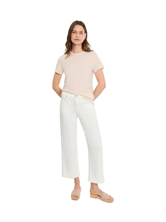 Джинсы прямые Stovepipe Straight Ankle 7 For All Mankind — изображение 2 из 5, сахар